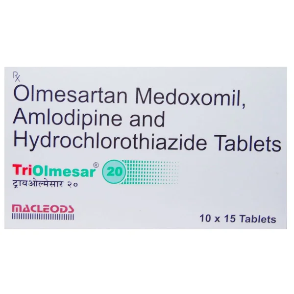 Triolmesar 20 Tablet 15's, Pack of 15 TabletS