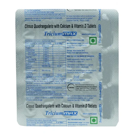 Tricium Max Tablet 15's