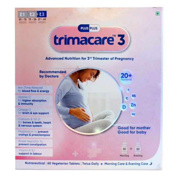 Trimacare 3 Plusplus Tablet 2x30's