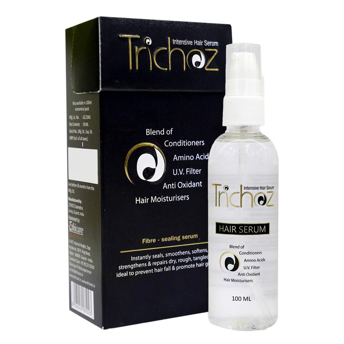 Trichoz Hair Serum 100 ml, Pack of 1 Trichoz Hair Serum 100 ml, Pack of 1