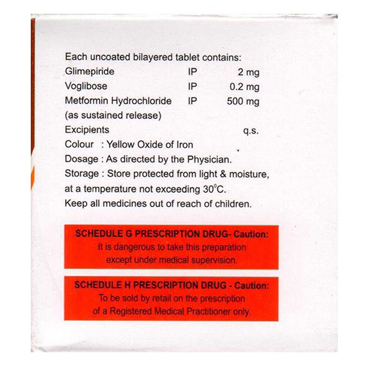 Triglimibrit 2 Tablet 15's, Pack of 15 TABLETS Triglimibrit 2 Tablet 15's, Pack of 15 TABLETS