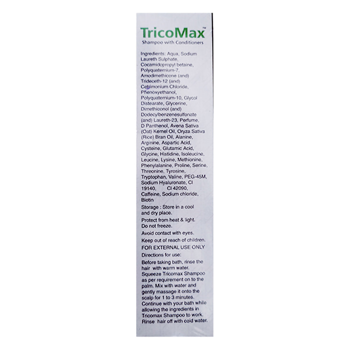 Tricomax Shampoo With Conditioner, 100 ml, Pack of 1 Tricomax Shampoo With Conditioner, 100 ml, Pack of 1