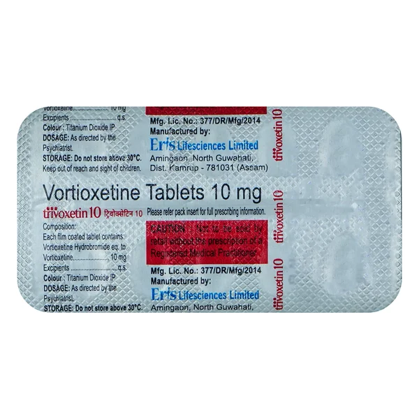 Trivoxetin 10 Tablet 10's, Pack of 10 TabletS