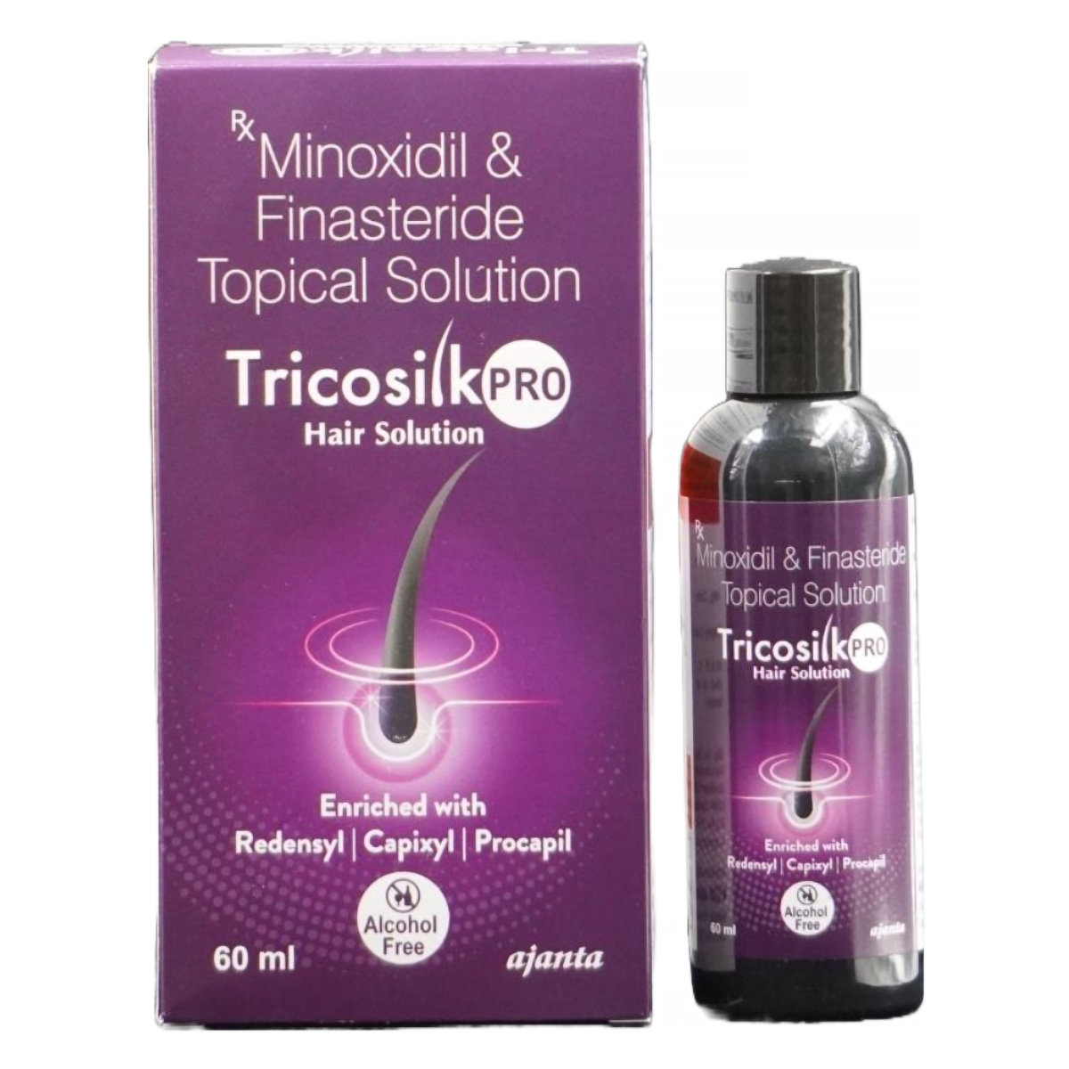 Tricosilk Pro Hair Solution 60 ml, Pack of 1 Solution Tricosilk Pro Hair Solution 60 ml, Pack of 1 Solution