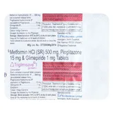 Triglimisave 1 Tablet 15's, Pack of 15 TabletS