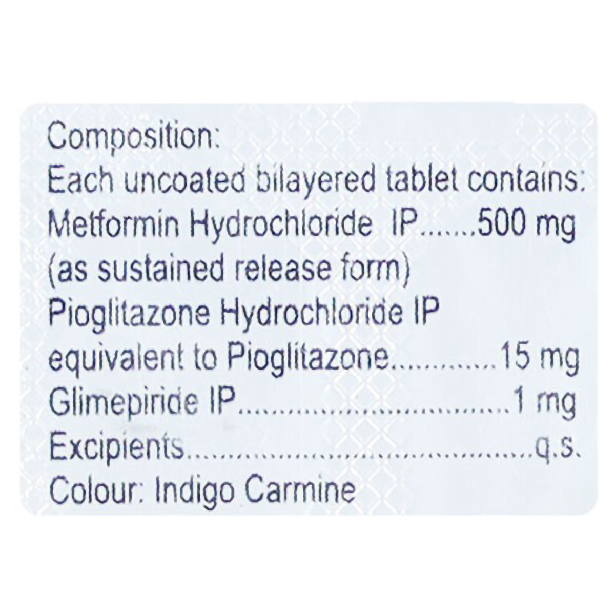 Triglimisave 1 Tablet 15's, Pack of 15 TabletS Triglimisave 1 Tablet 15's, Pack of 15 TabletS