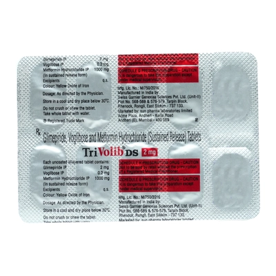 Trivolib DS 2 mg Tablet 10's, Pack of 10 TABLETS