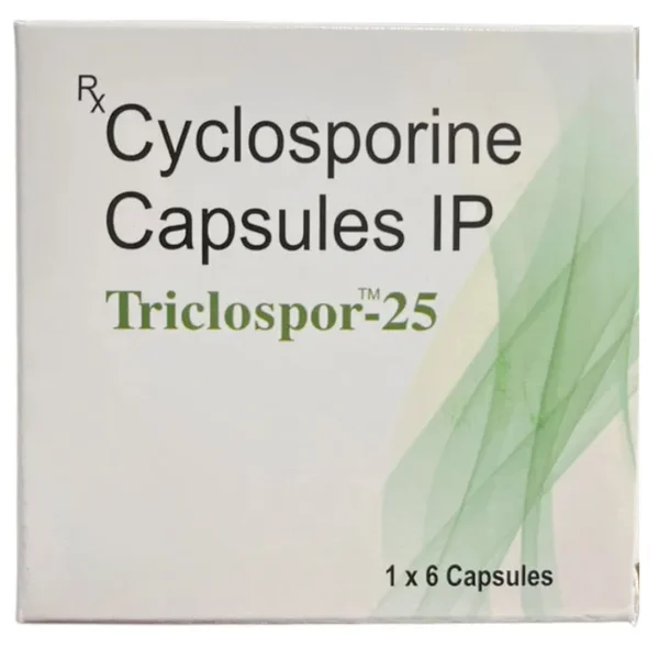 Triclospor-25 Softgel Capsule 6's