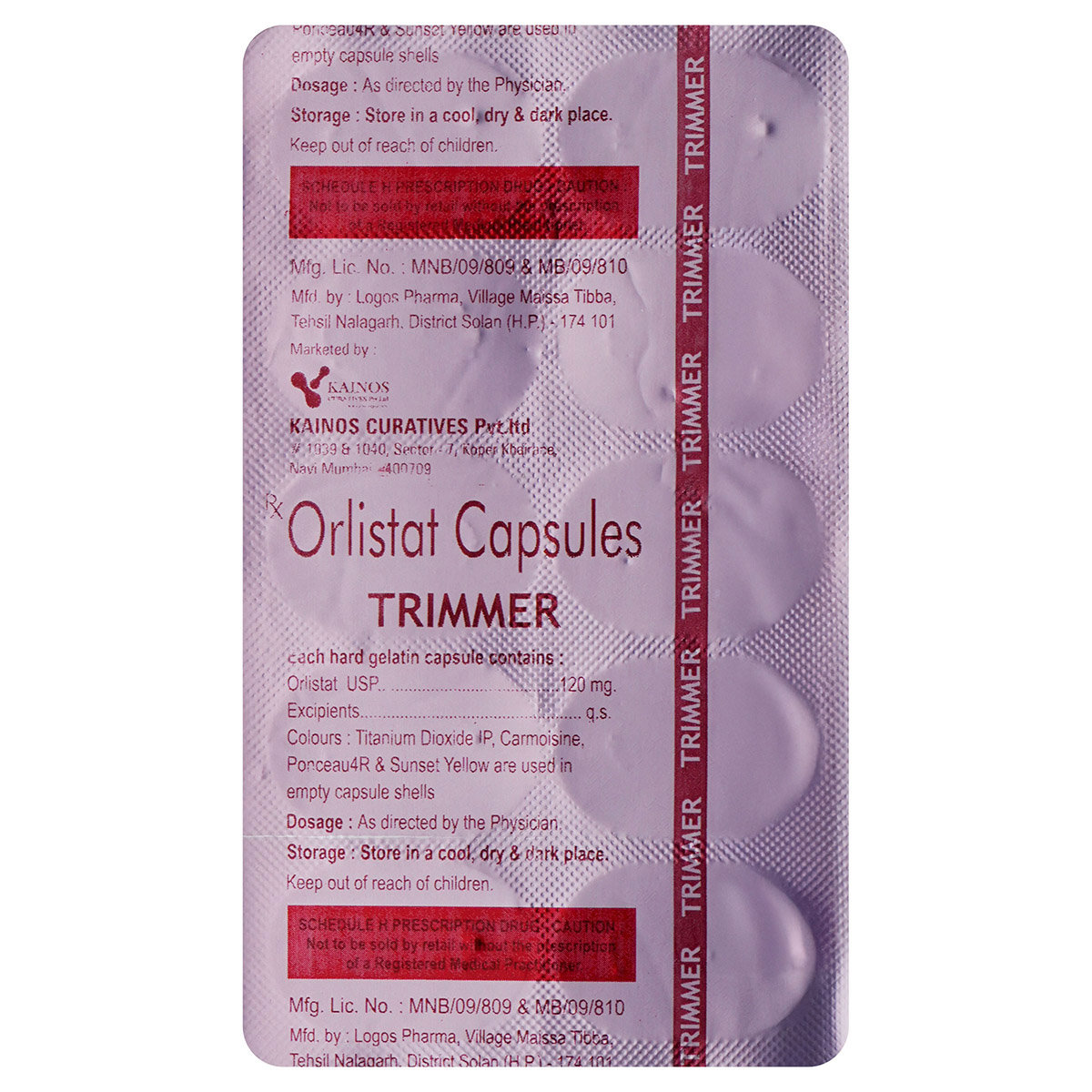 Trimmer Capsule 10's, Pack of 10 CapsuleS Trimmer Capsule 10's, Pack of 10 CapsuleS