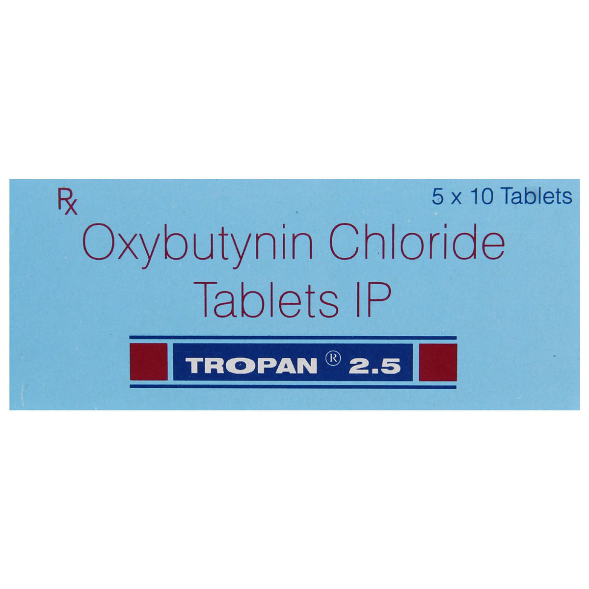 Buy Tropan 2.5 Tablet 10's Online