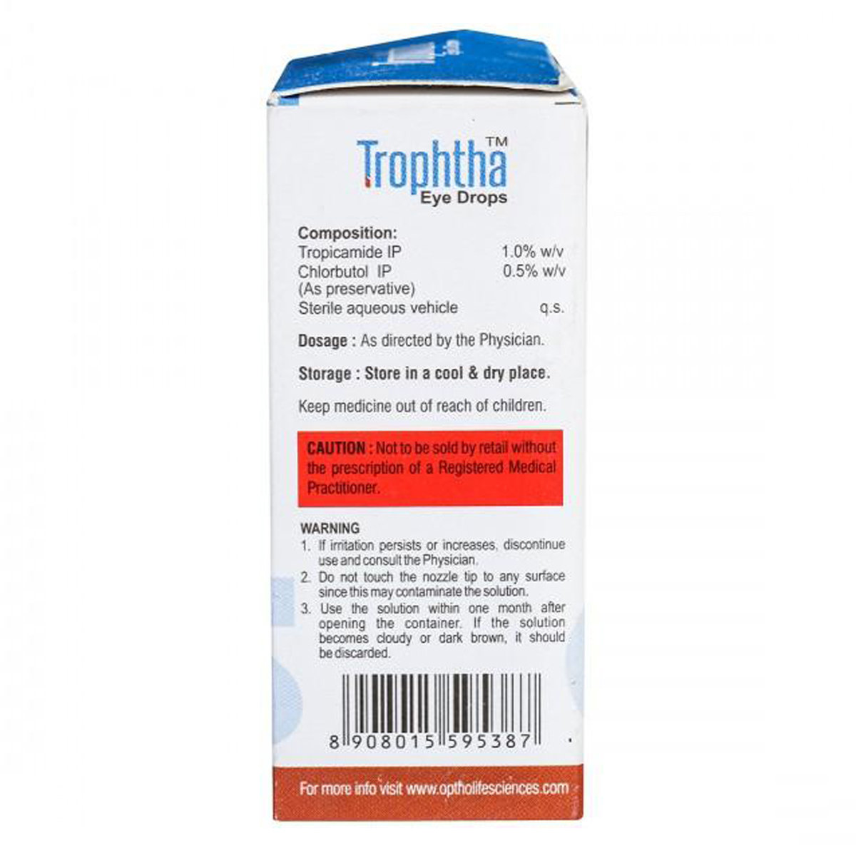 Trophtha Eye Drops 5 ml, Pack of 1 Eye Drops Trophtha Eye Drops 5 ml, Pack of 1 Eye Drops