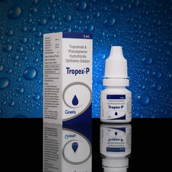 Tropex-P Ophthalmic Solution 5 ml, Pack of 1