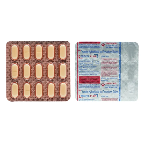 Trofel Plus 37.5 mg/325 mg Tablet 15's
