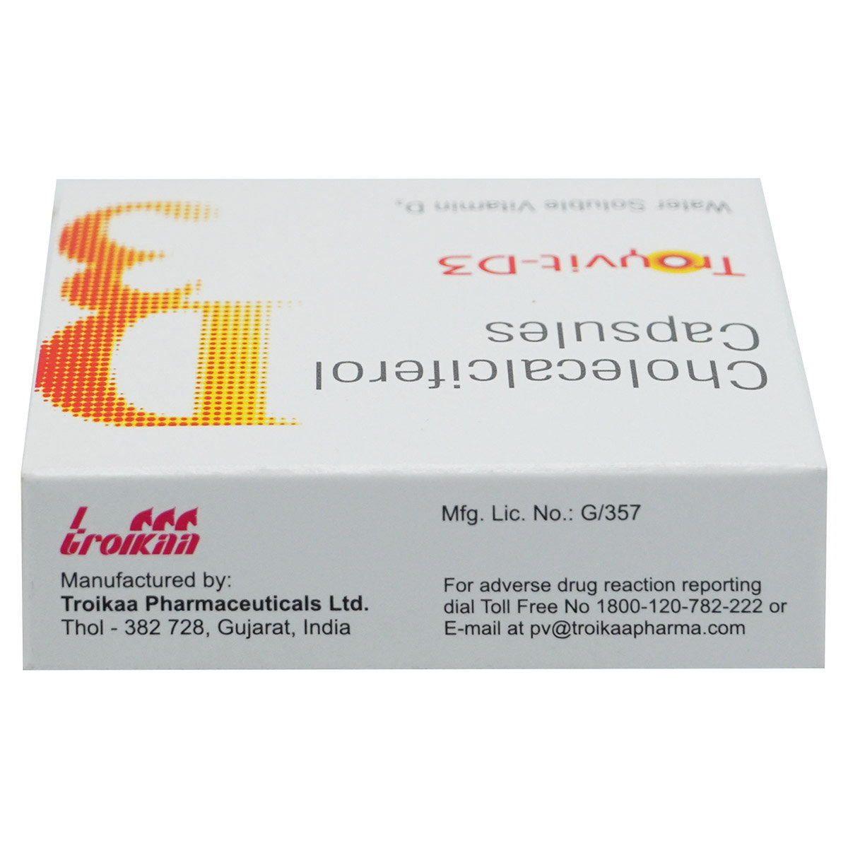 Troyvit-D3 Capsule 8's, Pack of 8 Troyvit-D3 Capsule 8's, Pack of 8