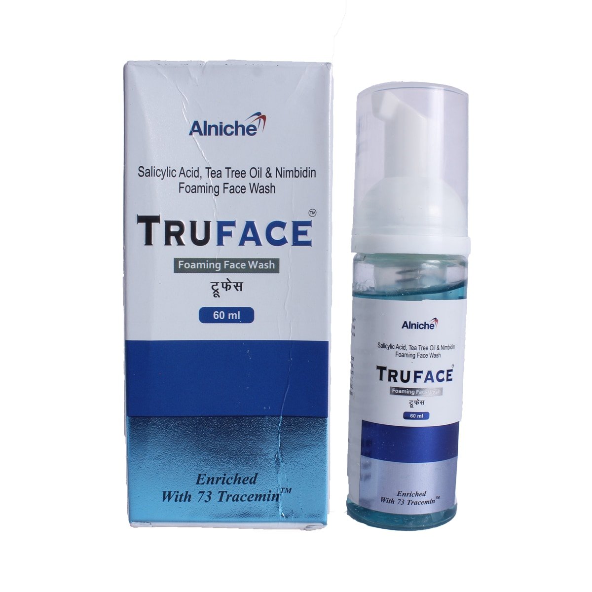 Truface Foaming Face Wash 60 ml | Salicylic Acid, Tea Tree Oil, Nimbidin | For Mild To Moderate Acne, Pack of 1 Truface Foaming Face Wash 60 ml | Salicylic Acid, Tea Tree Oil, Nimbidin | For Mild To Moderate Acne, Pack of 1