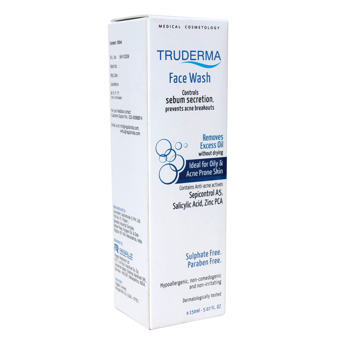 Truderma Face Wash 150 ml Price, Uses, Side Effects, Composition