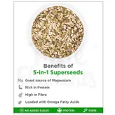 True Elements 5-In-1 Super Seeds Mix, 125 gm, Pack of 1