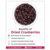 True Elements Dried Whole Cranberries, 125 gm, Pack of 1