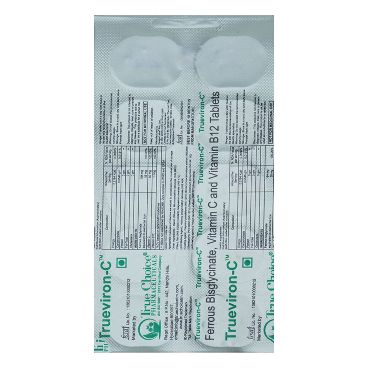 Buy Trueviron-C Tablet 10's Online