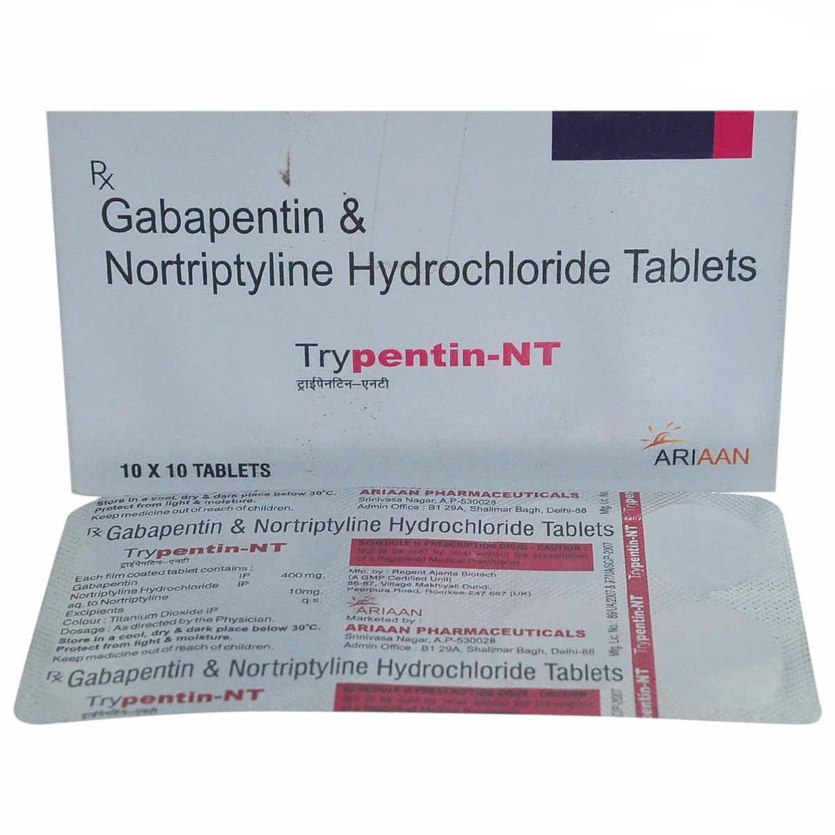 Trypentin NT Tablet 10's, Pack of 10 TABLETS Trypentin NT Tablet 10's, Pack of 10 TABLETS
