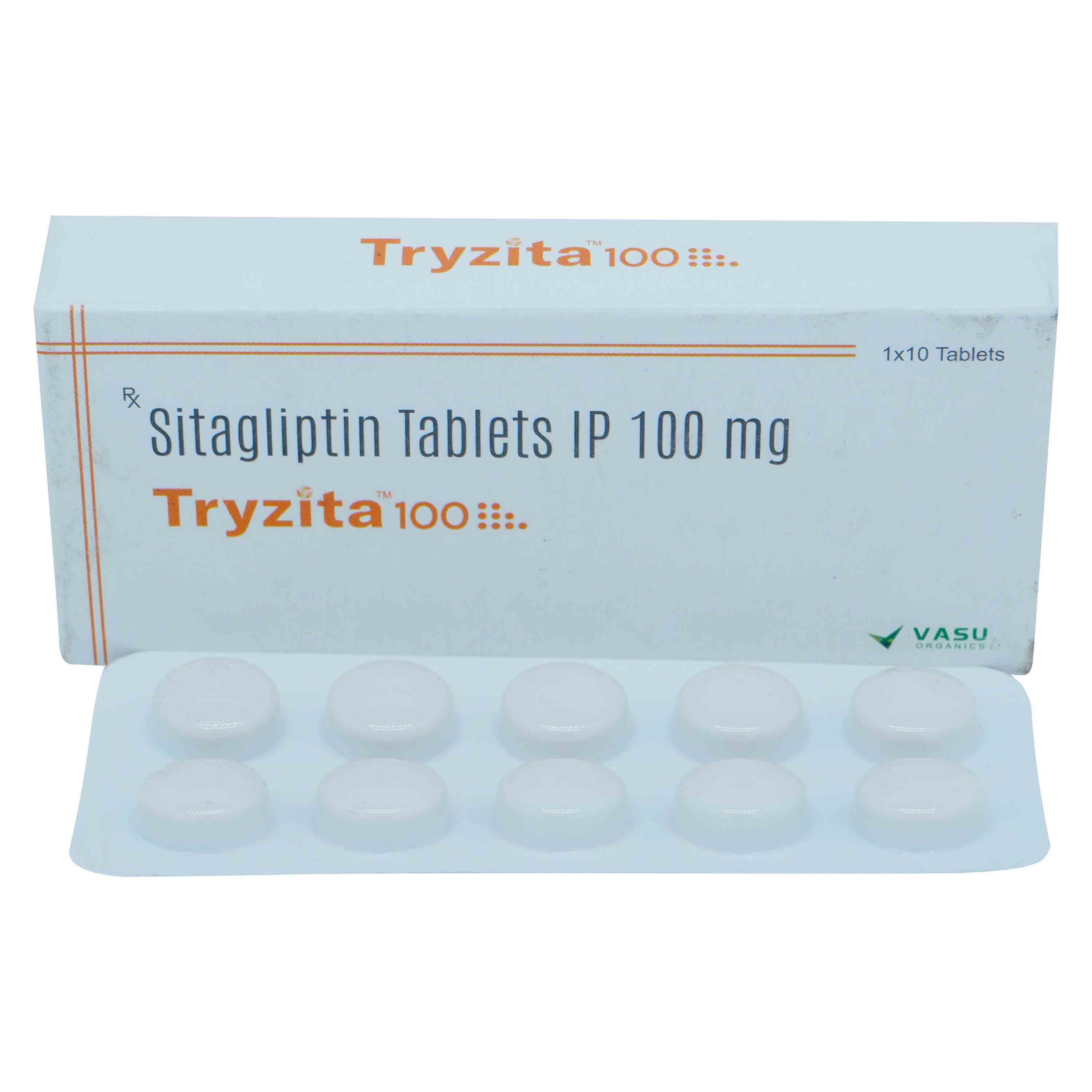 Tryzita 100 Tablet 10's, Pack of 10 TabletS Tryzita 100 Tablet 10's, Pack of 10 TabletS