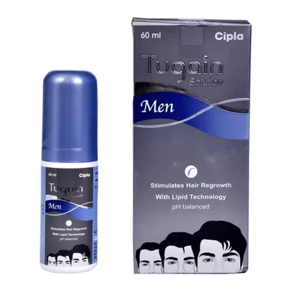 Tugain Men 5% Solution 60 ml, Pack of 1 Tugain Men 5% Solution 60 ml, Pack of 1