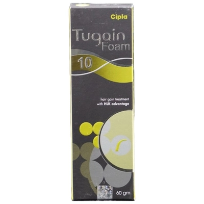 Tugain Foam 10%W/W  60Ml, Pack of 1 FOAM