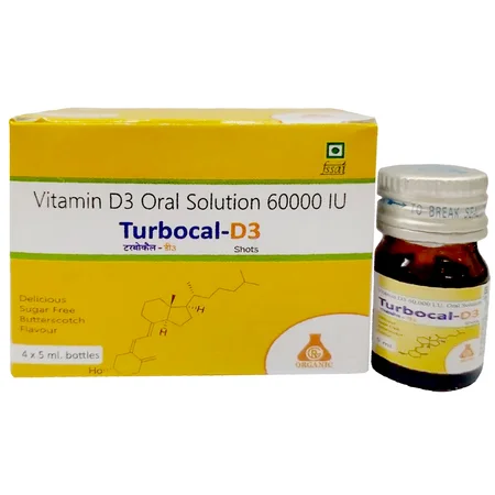 Turbocal-D3 Shots 60k Solution 5 ml