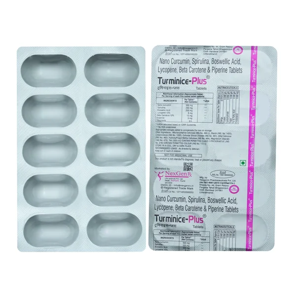 Turminice-Plus Tablet 10's, Pack of 10