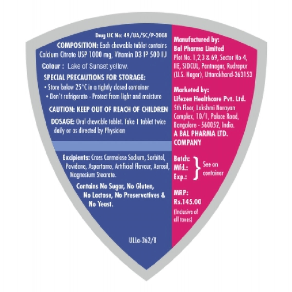 Tuskca Orange Flavour Chewable, 30 Tablets, Pack of 1 Tuskca Orange Flavour Chewable, 30 Tablets, Pack of 1