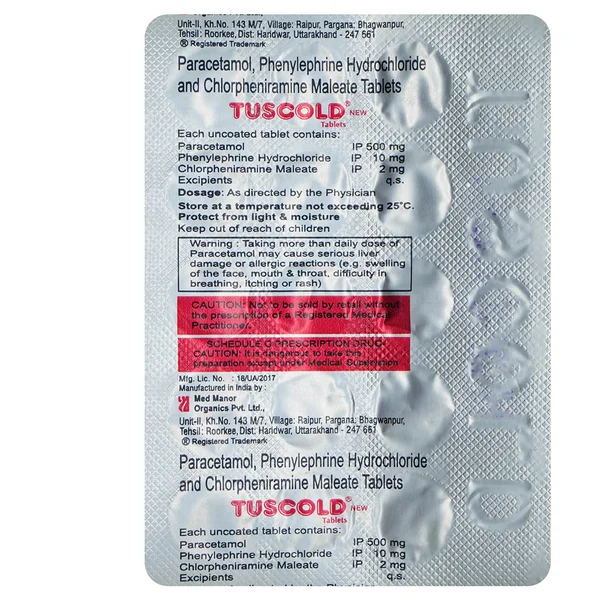 Tuscold New Tablet 15's