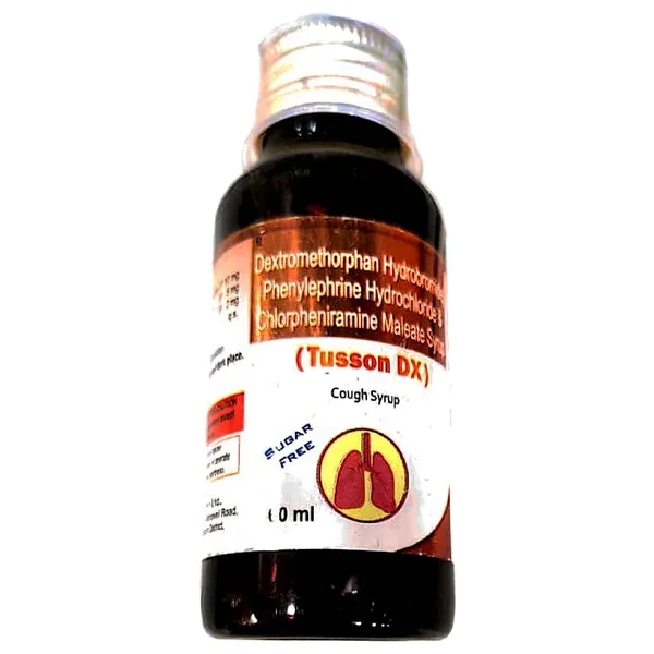Tusson DX Sugar Free Cough Syrup 60 ml
