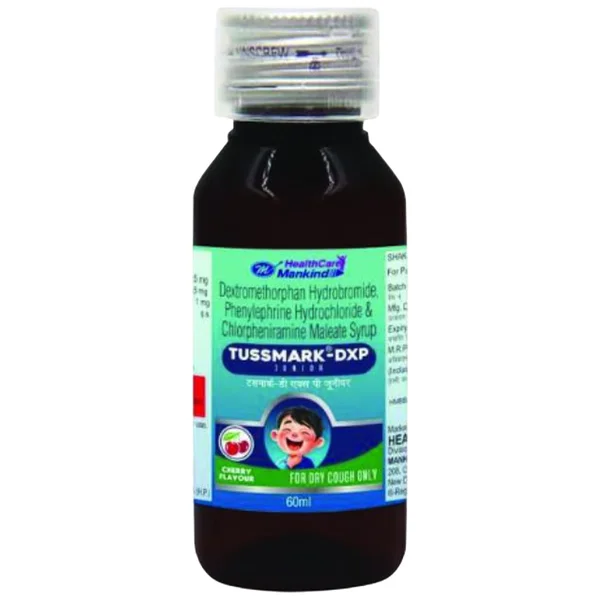 Tussmark-DXP Paediatric Cherry Flavour Syrup 60 ml