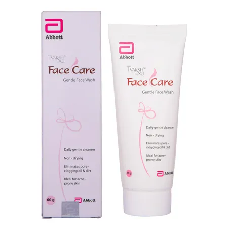 Tvaksh Face Care Gentle Face Wash 60 gm | Gentle Cleansing | Eliminates Oil & Dirts | For Acne Prone Skin