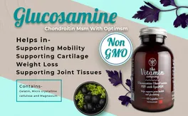 The Vitamin Company Glucosamine Chondroitin MSN with OptiMSM, 60 Capsules, Pack of 1