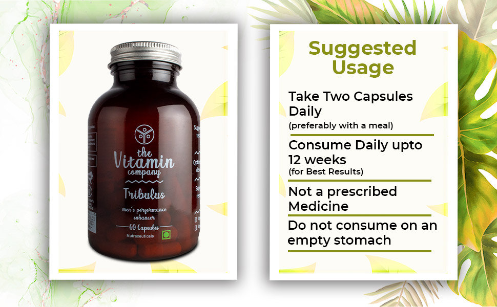 The Vitamin Company Tribulus, 60 Capsules, Pack of 1 The Vitamin Company Tribulus, 60 Capsules, Pack of 1