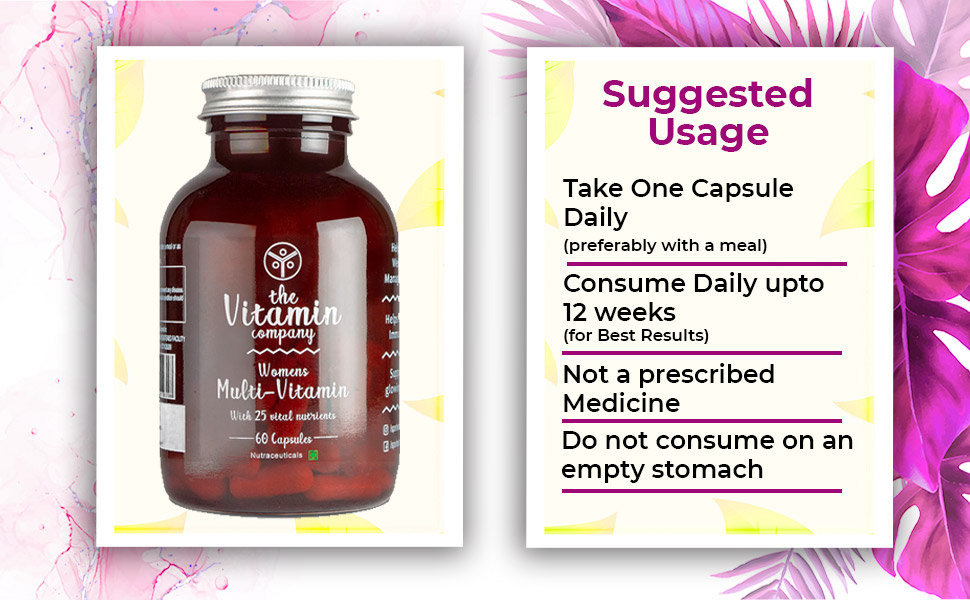 The Vitamin Company Womens Multi-Vitamin, 60 Capsules, Pack of 1 The Vitamin Company Womens Multi-Vitamin, 60 Capsules, Pack of 1