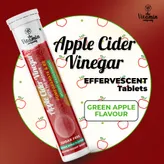 The Vitamin Company Apple Cider Vinegar with The Mother Sugar Free Green Apple Flavour, 20 Effervescent Tablet, Pack of 1