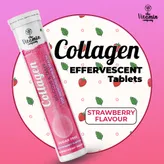 The Vitamin Company Collagen Sugar Free Strawberry Flavour, 20 Effervescent Tablet, Pack of 1