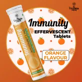 The Vitamin Company Immunity Vitamin C &amp; Zinc Sugar Free Orange Flavour, 20 Effervescent Tablet, Pack of 1