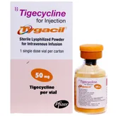 Tygacil 50 mg Injection 1's, Pack of 1 Injection
