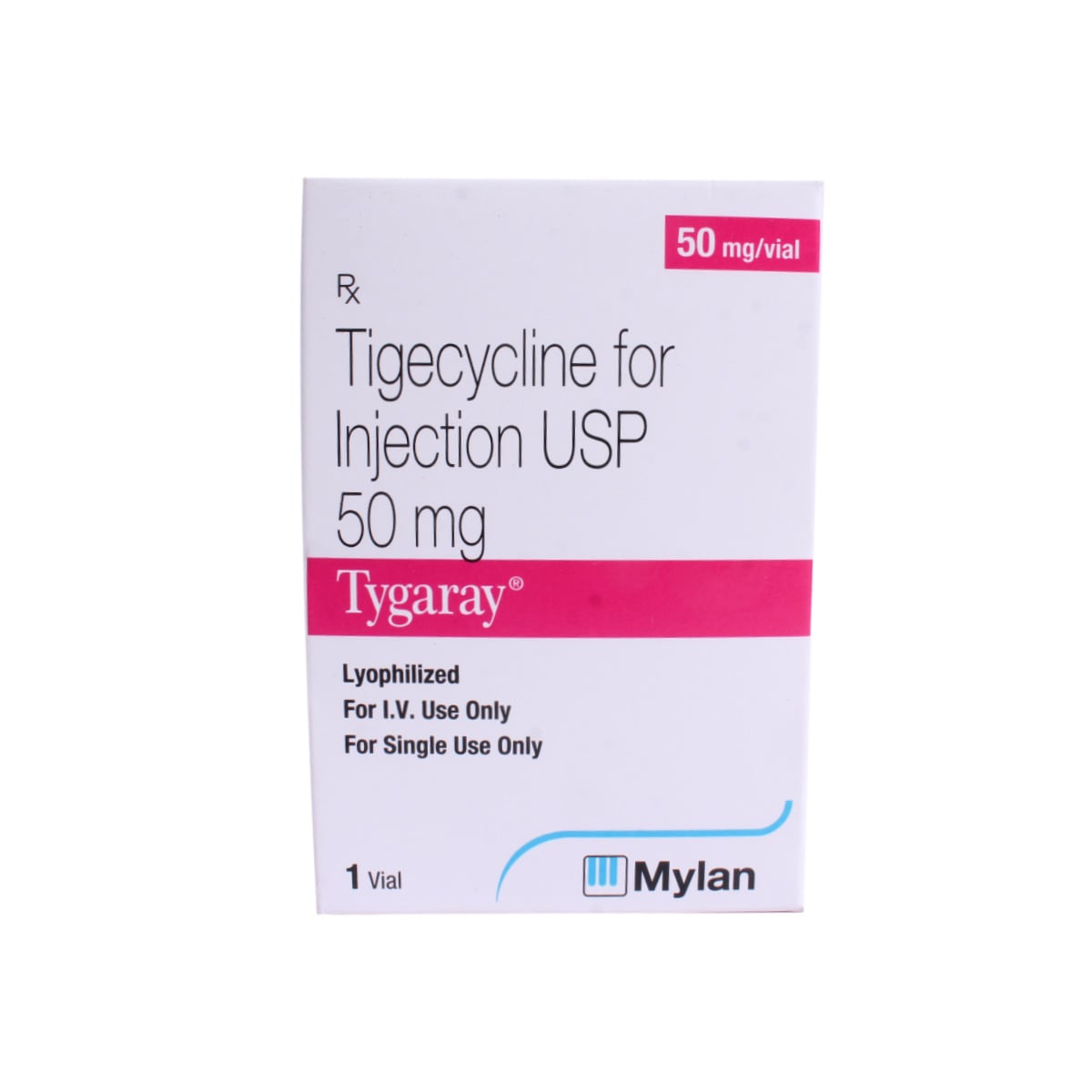 Tygaray 50 mg Injection 1's, Pack of 1 Injection Tygaray 50 mg Injection 1's, Pack of 1 Injection