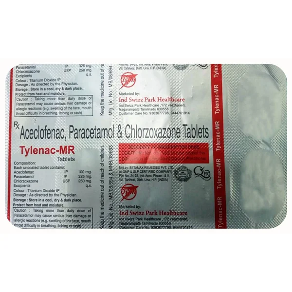 Tylenac-MR Tablet 10's