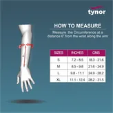 Tynor Elastic Wrist Splint Left XL, 1 Count, Pack of 1