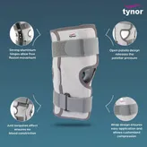 Tynor Functional Knee Support Small, 1 Count, Pack of 1