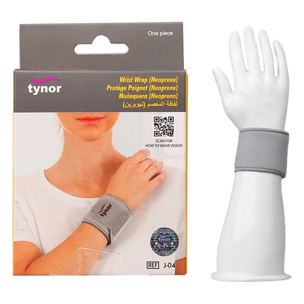 Tynor Wrist Wrap Neoprene Ambidextrous Universal, 1 Count, Pack of 1