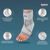 Tynor Ankle Support Neoprene, 1 Count, Pack of 1