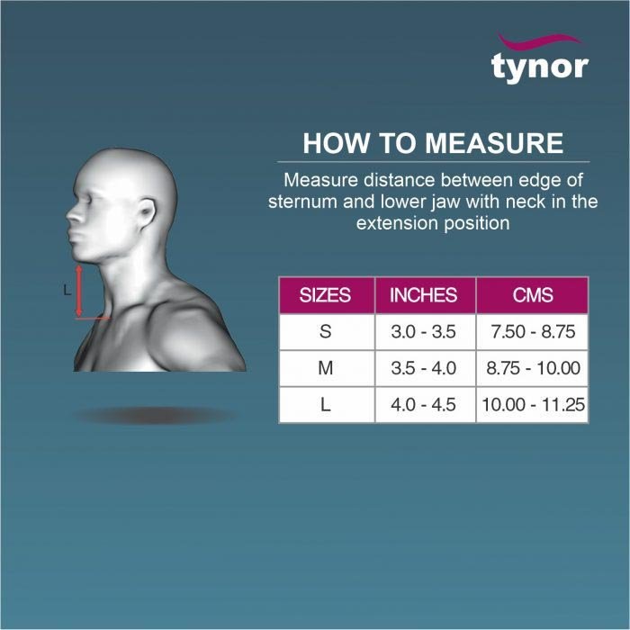 Tynor Cervical Collar Hard Medium B03, 1 Count, Pack of 1 Tynor Cervical Collar Hard Medium B03, 1 Count, Pack of 1