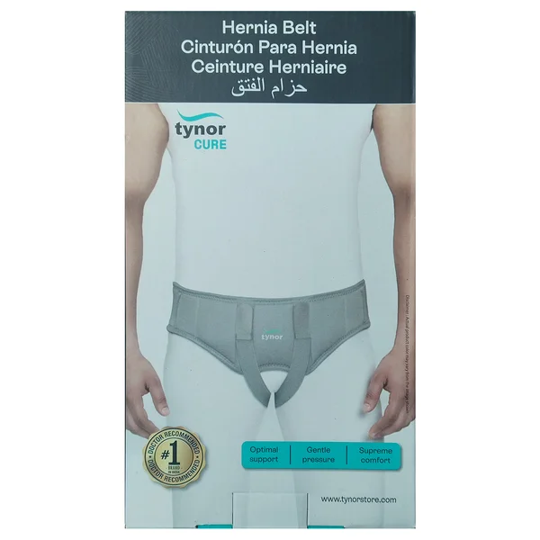 Tynor Cure Hernia Belt Regular A16, 1 Count