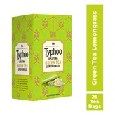 Ty.phoo Uplifting Green Tea Lemongrass Bags, 25 Count, Pack of 1